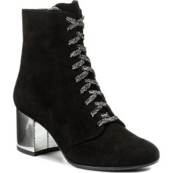 Buty zimowe damskie: Botki BALDOWSKI – W00207-1453-002 Zamsz Czarny