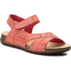 Sandały LASOCKI - WI21-CORSA-05 Czerwony. Czerwone klapki damskie marki Lasocki, bez wzorów, ze skóry, bez obcasa. Za 99,99 zł.