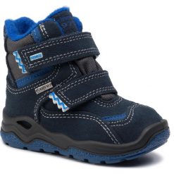 Śniegowce PRIMIGI - GORE-TEX 4369644 M Navy. Niebieskie śniegowce chłopięce Primigi, bez zapięcia, gore-tex. W wyprzedaży za 219,00 zł.