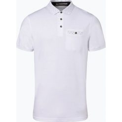 Ted Baker - Męska koszulka polo, biały. Białe koszulki męskie Ted Baker, xl, bez wzorów, z bawełny, wizytowe, polo, bez rękawów. Za 379,95 zł.