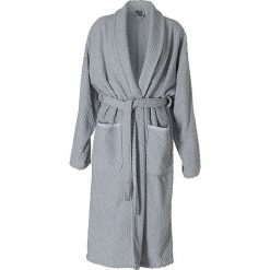 Szlafrok damski "Porto Brilliance" w kolorze szarym. Szare szlafroki damskie Tiger & Sealskin, l, w paski, z tkaniny, bez rękawów, bez kaptura. W wyprzedaży za 109,95 zł.