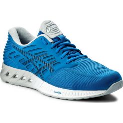 Buty ASICS - FuzeX T639N Directoire Blue/Peacoat Mid Grey 4358. Niebieskie buty sportowe męskie Asics, ze skóry ekologicznej, bez zapięcia, do biegania, asics fuzex. W wyprzedaży za 349,00 zł.