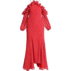 Keepsake MOONSHINE GOWN Długa sukienka red. Czerwone sukienki damskie marki Keepsake, m, bez wzorów, z poliesteru, bez kołnierzyka, z długim rękawem, długie, maxi. Za 999,00 zł.