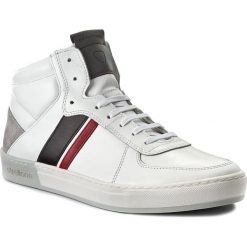 Sneakersy STRELLSON - Copperbox 4010002165 White 100. Białe sneakersy męskie marki Strellson, bez zapięcia. W wyprzedaży za 459,00 zł.