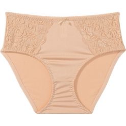 Figi "maxi" bonprix cielisty. Brązowe majtki damskie bonprix, bez wzorów. Za 34,99 zł.