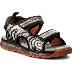 Sandały męskie skórzane: Sandały GEOX – J S Android B.B J820QB 01454 C1006 D Grey