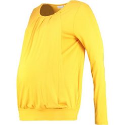 JoJo Maman Bébé MATERNITY & NURSING TOP Bluzka z długim rękawem ochre. Pomarańczowe bluzki damskie JoJo Maman Bébé, m, z elastanu, z długim rękawem. W wyprzedaży za 151,20 zł.