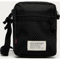 Levi's - Saszetka. Czarne nerki damskie Levi's®, w paski, z poliesteru, małe, z aplikacjami. Za 89,90 zł.