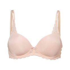 Triumph Biustonosz z fiszbinami Amourette Spotlight jasnomorelowy female żółty/pomarańczowy 80E. Żółte biustonosze sportowe damskie Triumph, z haftami, z koronki. Za 169,00 zł.