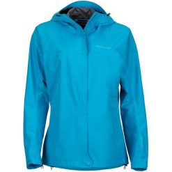 Marmot Wm's Minimalist Jacket Oceanic L. Niebieskie kamizelki damskie marki Marmot, s, bez wzorów, z gore-texu, sportowe, bez kaptura. W wyprzedaży za 699,00 zł.