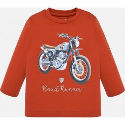 Mayoral - Longsleeve dziecięcy 74-98 cm. Czerwone t-shirty chłopięce Mayoral, z nadrukiem, z bawełny, z długim rękawem. Za 60,90 zł.