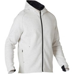 Bluza na zamek 540 Gym & Pilates męska. Brązowe bluzy męskie NYAMBA, xl, bez wzorów, z elastanu, bez kołnierzyka, bez rękawów, bez kaptura. Za 129,99 zł.