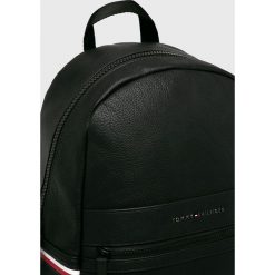 Tommy Hilfiger - Plecak. Czarne plecaki męskie TOMMY HILFIGER, bez wzorów, ze skóry ekologicznej. Za 539,90 zł.