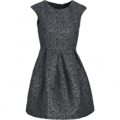 Czarna Sukienka Loquacious. Czarne sukienki Born2be, l, z okrągłym kołnierzem, bez rękawów, mini, oversize. Za 49,99 zł.