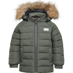 Kurtka zimowa w kolorze khaki. Brązowe kurtki niemowlęce Legowear, bez wzorów, bez kaptura. W wyprzedaży za 149,95 zł.