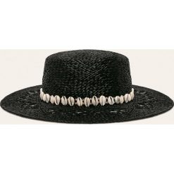 Twinset - Kapelusz. Pomarańczowe kapelusze damskie Twinset, bez wzorów. Za 369,90 zł.