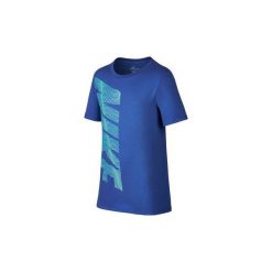 T-shirty z krótkim rękawem Dziecko Nike Boys' Dry Training T-Shirt 894257 480. Niebieskie t-shirty chłopięce marki Nike, z krótkim rękawem. Za 118,27 zł.
