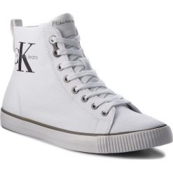Sneakersy CALVIN KLEIN JEANS - Arthur S0367 White. Białe sneakersy męskie marki Calvin Klein Jeans, na co dzień, bez wzorów, z jeansu, bez zapięcia. Za 429,00 zł.