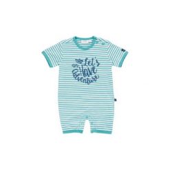 Śpiochy niemowlęce: Feetje Girls Rampersy Paski green