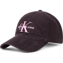 Czapka z daszkiem CALVIN KLEIN JEANS - J Monogram Cap W K60K605282 016. Czarne czapki damskie Calvin Klein Jeans, bez wzorów, z bawełny. Za 159,00 zł.