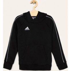 Adidas Performance - Bluza dziecięca 128-176 cm. Czarne bluzy chłopięce adidas Performance, bez wzorów, z elastanu, bez rękawów, z kapturem. Za 149,90 zł.