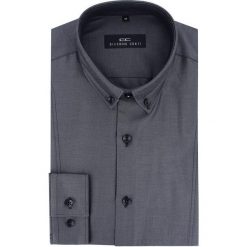 Koszula MICHELE 2 KDPE000043. Szare koszule męskie Giacomo Conti, m, bez wzorów, z bawełny, button down, z długim rękawem. Za 259,00 zł.