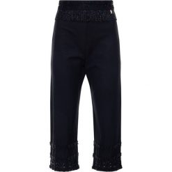 Spodnie materiałowe TwinSet 201TT2273. Czarne spodnie damskie Twinset, bez wzorów, z bawełny. Za 1199,00 zł.