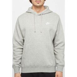Popielata bluza męska Nike z kapturem NIKE popielate. Szare bluzy męskie Nike, s, z bawełny, z kapturem. Za 199,90 zł.