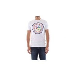 T-shirty z krótkim rękawem Guess M92I42 J1300 KOSZULKI I OS_ONY ZBIORNIKA m__czyzna WHITE. Białe koszulki męskie Guess, s, z aplikacjami, bez kołnierzyka, z krótkim rękawem, krótkie. Za 141,14 zł.
