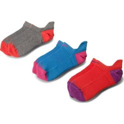 Zestaw 3 par niskich skarpet unisex NIKE - SX4842 961 Czerwony Niebieski Szary. Szare skarpetki damskie Nike, bez wzorów, z elastanu. Za 54,00 zł.