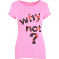 Różowy T-shirt Shadows of dreams. Czerwone t-shirty damskie Born2be, l. Za 29,99 zł.