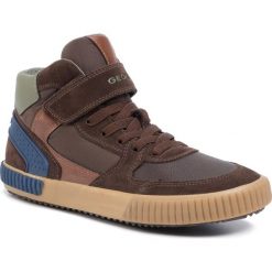 Sneakersy GEOX - J Alonisso B. H J942CH 0FU22 C6386 D Brown/Blue. Pomarańczowe trampki chłopięce Geox, bez wzorów, z zamszu, na rzepy. W wyprzedaży za 259,00 zł.