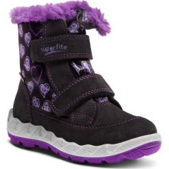 Śniegowce SUPERFIT - GORE-TEX 3-00015-20 S Grau/Lila. Szare śniegowce dziewczęce Superfit, bez zapięcia. W wyprzedaży za 249,00 zł.