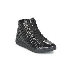 Buty Dziecko Geox CREAMY. Czarne trampki dziewczęce Geox, bez wzorów, bez zapięcia. Za 167,40 zł.