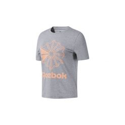 T-shirty z krótkim rękawem Reebok Classic Koszulka Classics Big Logo Graphic. Szare koszulki damskie Reebok Classic, s, bez wzorów, bez kołnierzyka, z krótkim rękawem. Za 119,00 zł.