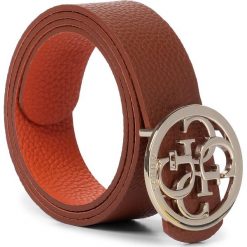 Pasek Damski GUESS - Bobbi Belts BW7258 VIN35 CNS. Pomarańczowe paski damskie Guess, w paski, ze skóry ekologicznej. Za 229,00 zł.