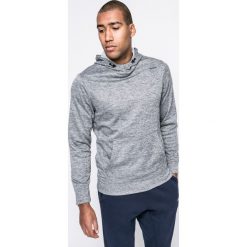 Reebok - Bluza. Szare bluzy męskie marki Reebok, xl, bez wzorów, z poliesteru, z kapturem, bez rękawów, z kapturem. W wyprzedaży za 129,90 zł.