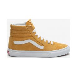 Vans Sk8-Hi Tenisówki Żółty. Żółte trampki i tenisówki damskie Vans, bez wzorów, ze skóry, bez zapięcia. Za 368,95 zł.
