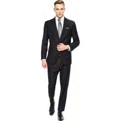 Garnitury: garnitur amery 306 czarny regular fit
