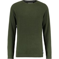 Swetry klasyczne męskie: TOM TAILOR DENIM CREW STRUCTURED Sweter woodland green