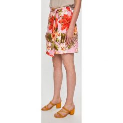 Vero Moda - Spódnica. Niebieskie spódniczki damskie Vero Moda, na co dzień, s, w kwiaty, z wiskozy, casualowe, mini, asymetryczne. W wyprzedaży za 79,90 zł.