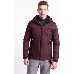 Kurtka narciarska męska KUMN254Z - bordo - 4F. Pomarańczowe kurtki sportowe męskie 4f, na zimę, s, z materiału, z kapturem. Za 189,99 zł.