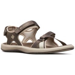 Columbia Kyra Iii Mud Ancient Fo 37. Szare sandały damskie Columbia, bez wzorów, ze skóry, sportowe, bez obcasa, bez zapięcia. Za 268,18 zł.