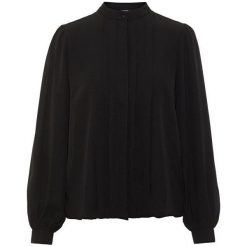 Vero Moda Koszula damska Grow Ls Pleat Shirt Wma Black (rozmiar XS). Czarne koszule damskie Vero Moda, xs, bez wzorów, bez kołnierzyka, bez rękawów. W wyprzedaży za 82,00 zł.
