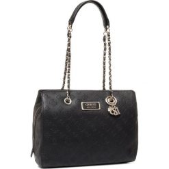 Torebka GUESS - Logo Love (SG) HWSG76 62090 BLA. Czarne torebki klasyczne damskie Guess, z aplikacjami, ze skóry ekologicznej, klasyczne, bez dodatków. W wyprzedaży za 419,00 zł.