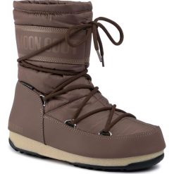 Śniegowce MOON BOOT - Mid Nylon Wp 24009200005 Mud. Pomarańczowe kozaki damskie Moon Boot, ze skóry ekologicznej, bez obcasa, bez zapięcia. W wyprzedaży za 489,00 zł.