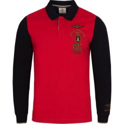 Koszulka Polo Aeronautica Militare. Czerwone koszulki męskie xl, bez wzorów, klasyczne, bez rękawów. Za 279,00 zł.