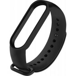 Pasek zamienny czarny - Xiaomi Mi Band 5. Czarne paski męskie Xiaomi, w paski. Za 17,90 zł.