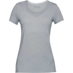 Topy sportowe damskie: Under Armour Koszulka damska THREADBORNE STREAKER SS szara r. M (1271517-036)