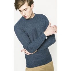 Medicine - Sweter City Rhythmes. Niebieskie swetry męskie marki MEDICINE, xxl, bez wzorów, z bawełny, z okrągłym kołnierzem, bez kaptura. W wyprzedaży za 39,90 zł.